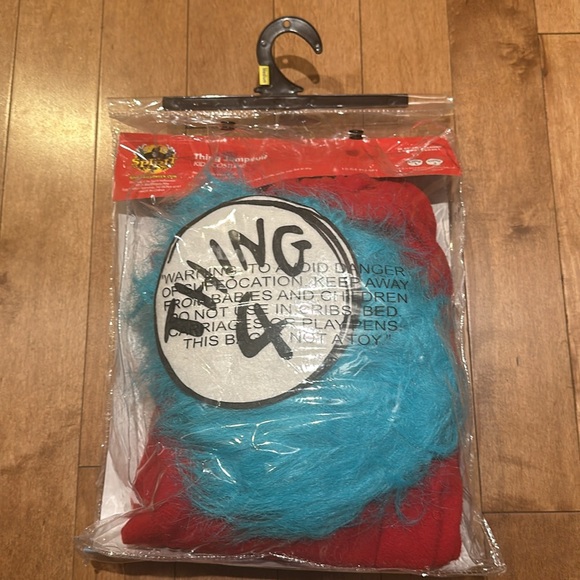 Dr. Seuss Halloween Costume! VGUC! Size M 8-10! - Picture 3 of 3